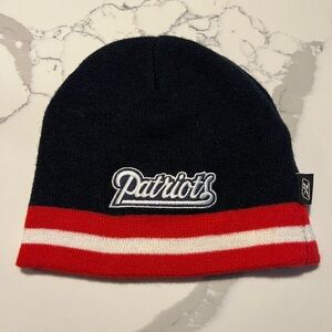 Reebok NFL Red Knit New England Patriots Beanie